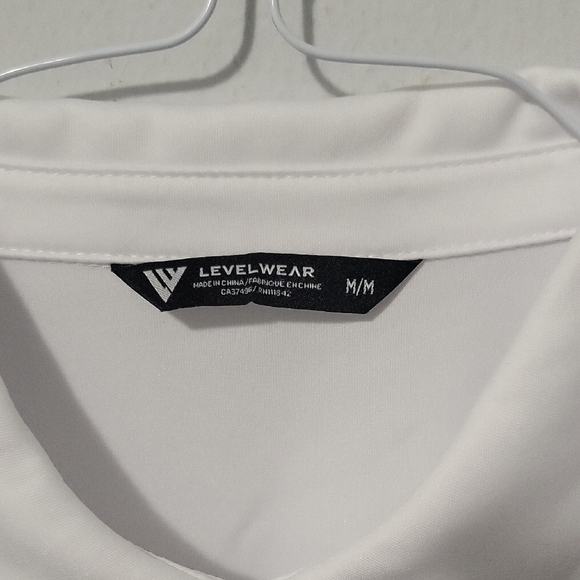Women's White Sleeveless Polo Top - Picture 3 of 5
